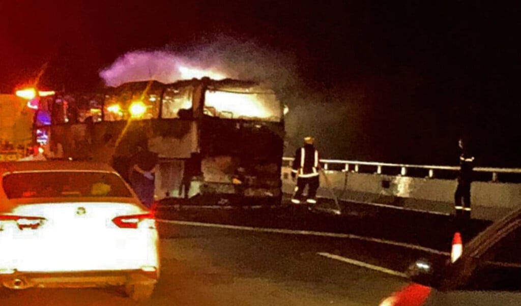at least 42 killed in horrific bus accident on mecca madina route At Least 42 Killed in Horrific Bus Accident on Mecca-Madina Route