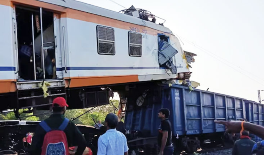 at least four killed many injured in train collision in india At Least Four Killed, Many Injured in Train Collision in India