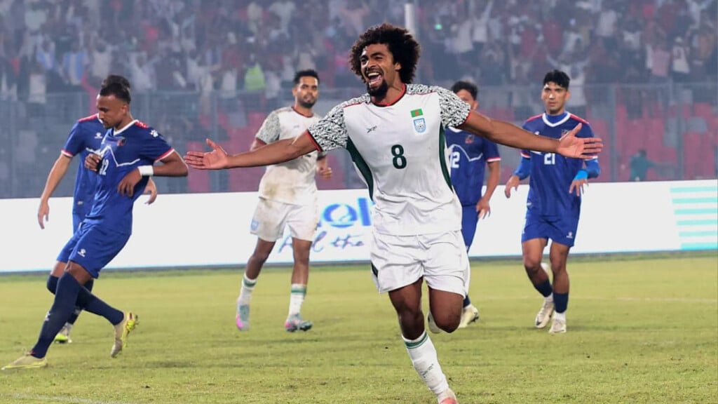 bangladesh denied victory by last minute goal despite hamzas magic Bangladesh Denied Victory by Last-Minute Goal Despite Hamza’s Magic