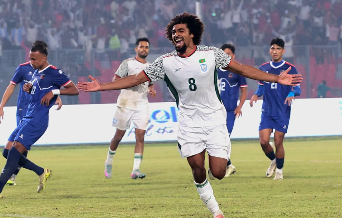 Bangladesh Denied Victory by Last-Minute Goal Despite Hamza’s Magic