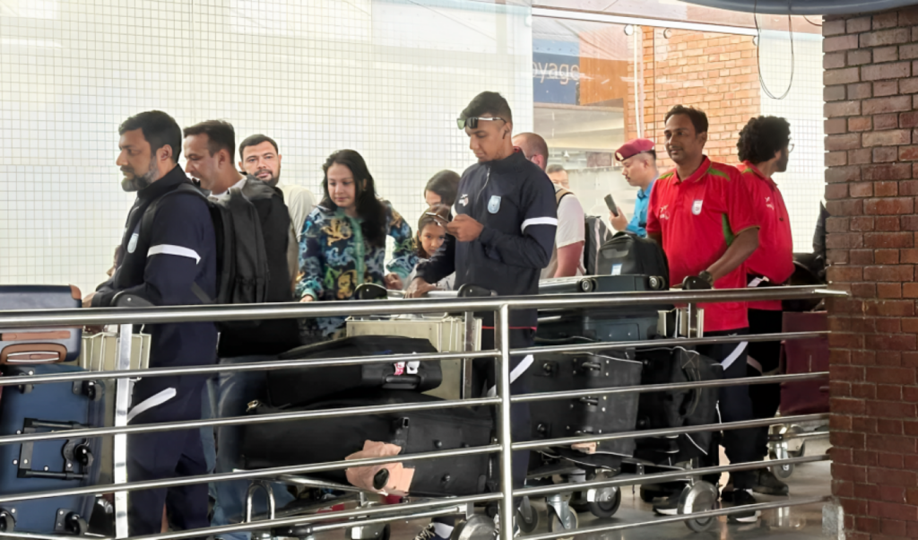 bangladesh football team finally boards flight from nepal returning home Bangladesh Football Team Finally Boards Flight from Nepal, Returning Home