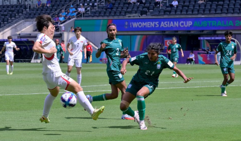 bangladesh women suffer heavy defeat to north korea Bangladesh Women Suffer Heavy Defeat to North Korea