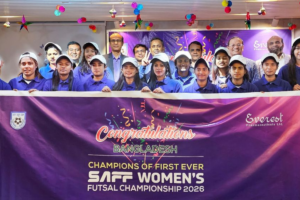 Bangladesh Women’s Football Team Honoured