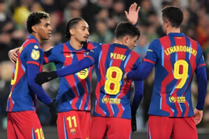 Barcelona reaches quarter-finals through hard work