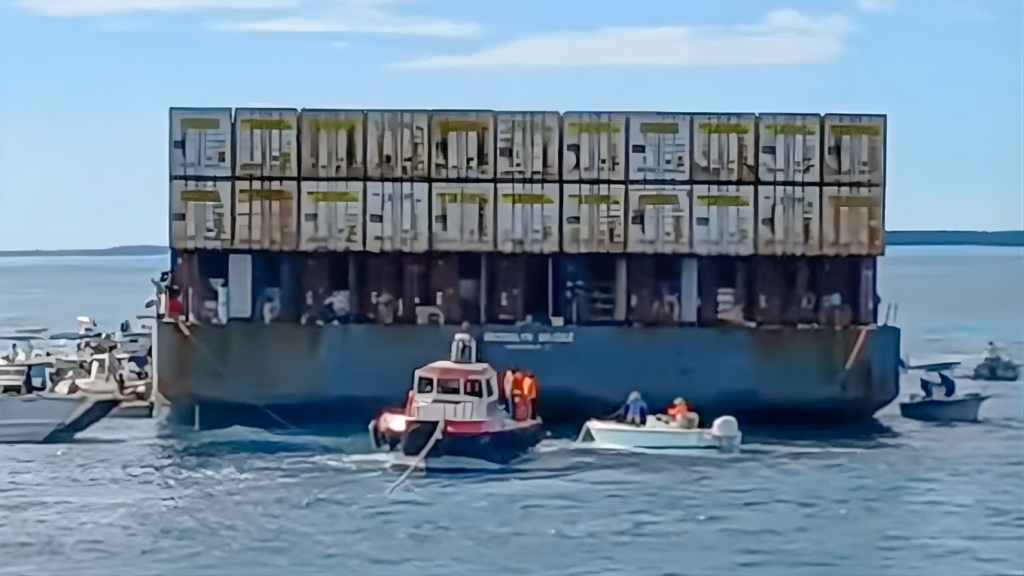 Barge Looted in Bahamas Returns to Jacksonville as Insurance Claims Mount 2 barge looted in bahamas returns to jacksonville as insurance claims mount Barge Looted in Bahamas Returns to Jacksonville as Insurance Claims Mount