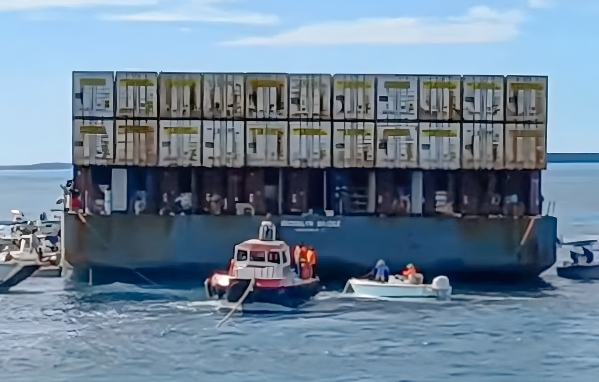Barge Looted in Bahamas Returns to Jacksonville as Insurance Claims Mount