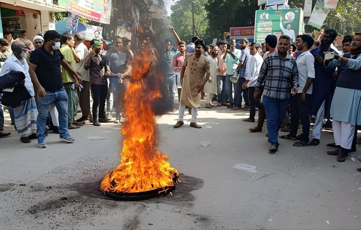 BNP Supporters Block Roads in Demanding Candidate Change
