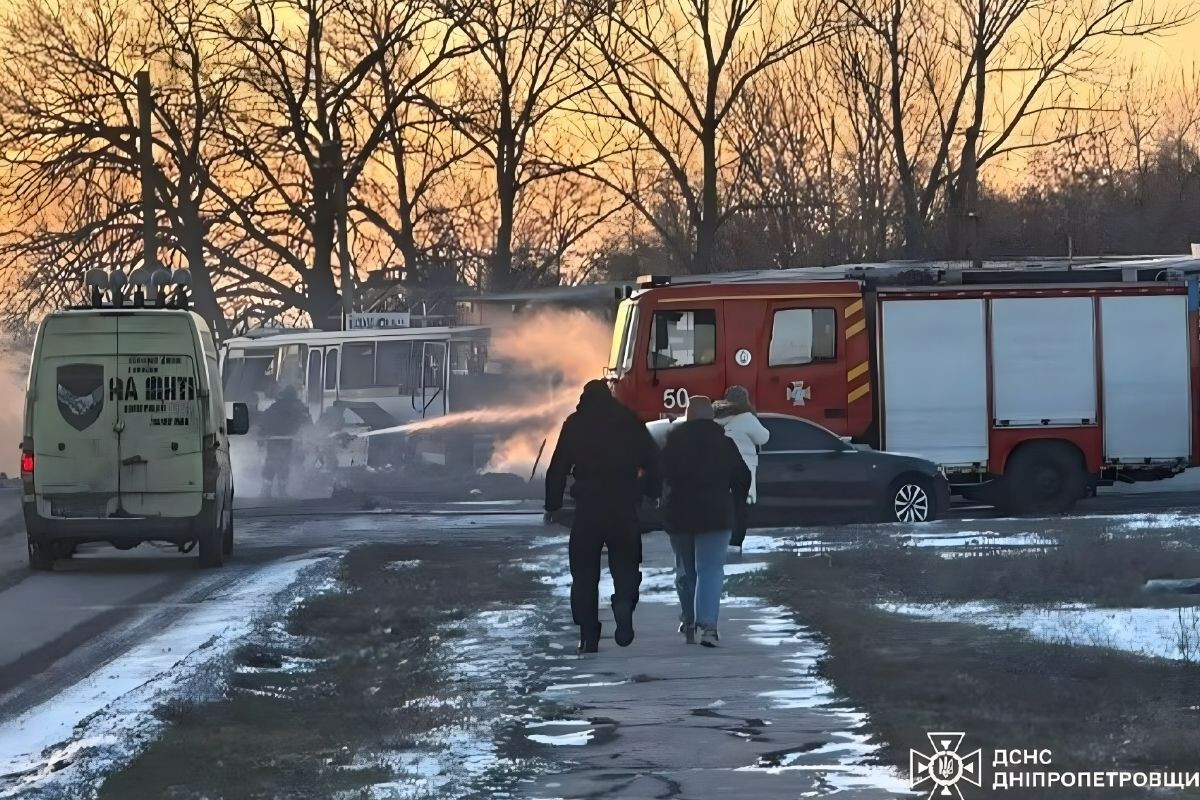 Bus Destroyed, 12 Dead in Ukraine Drone Attack by Russia