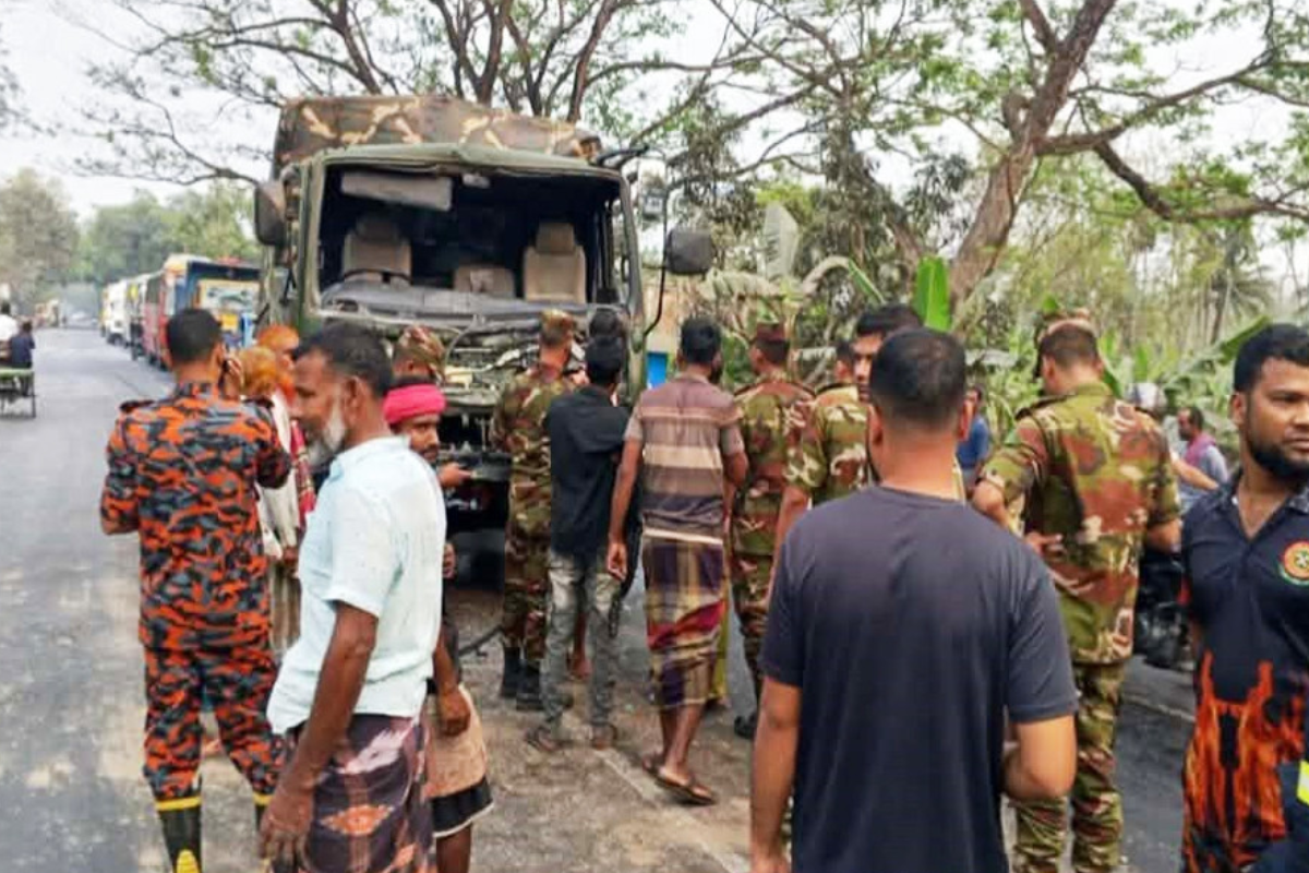 Bus–Army Vehicle Crash in Rajshahi