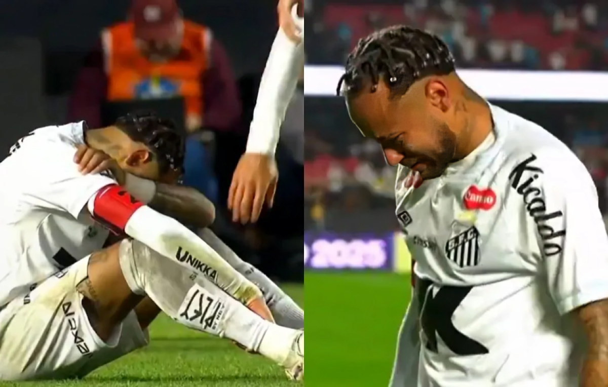 Career’s Worst Defeat: Neymar Breaks Down in Tears on the Pitch