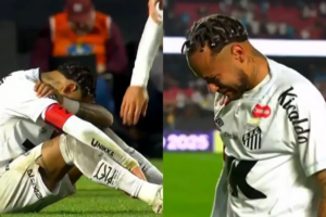 Career’s Worst Defeat: Neymar Breaks Down in Tears on the Pitch