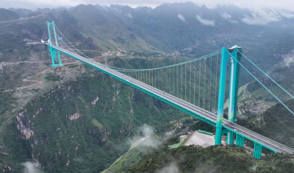 china opens worlds tallest bridge to traffic China Opens World’s Tallest Bridge to Traffic