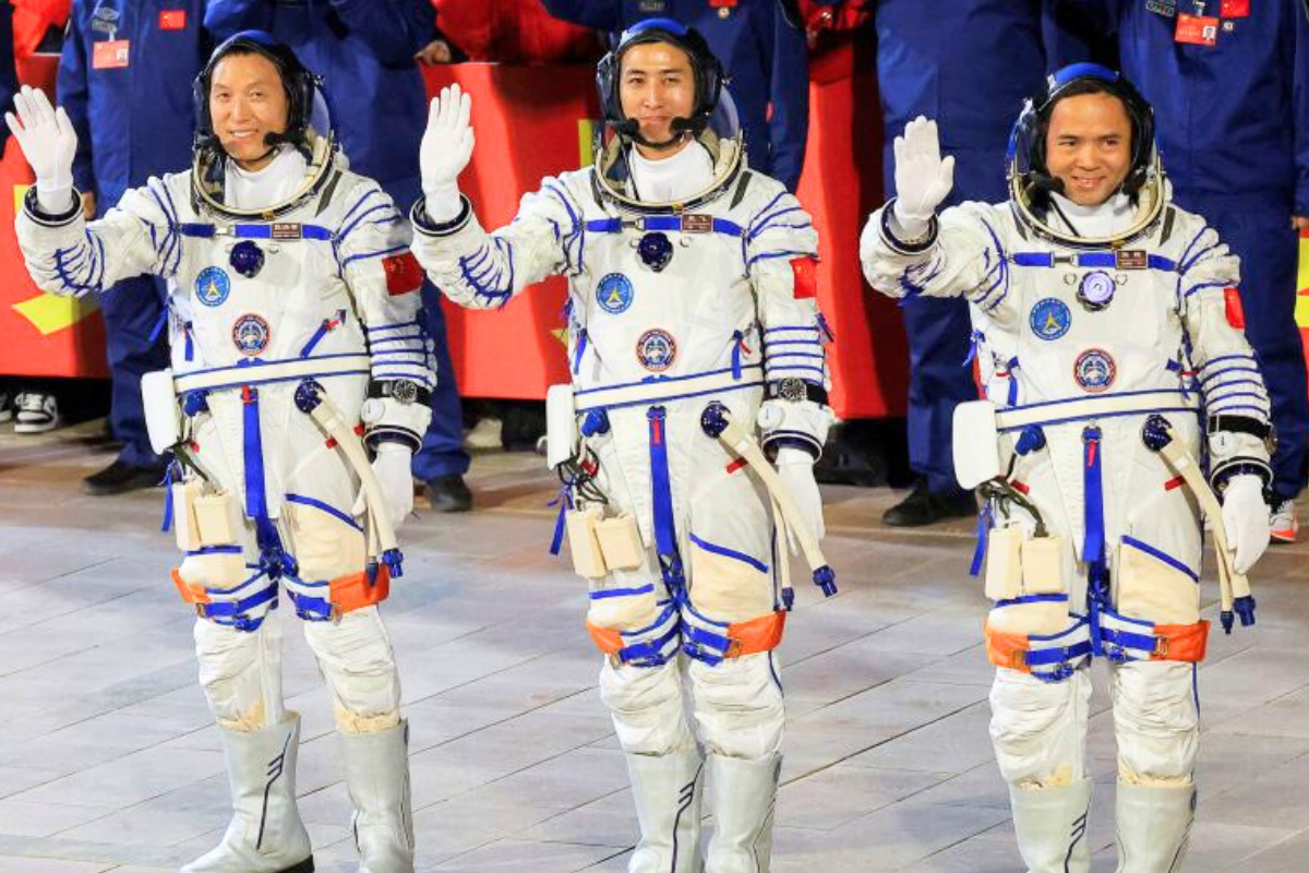 China sends youngest astronaut, mice to space station