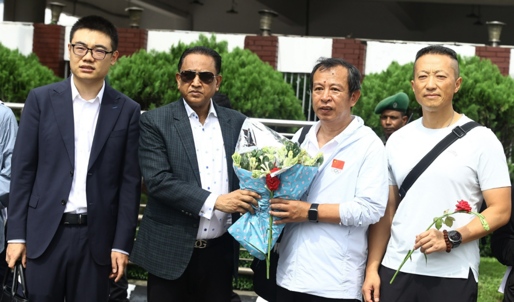 chinese universities womens united football team arrives in dhaka Chinese Universities Women’s United Football Team Arrives in Dhaka