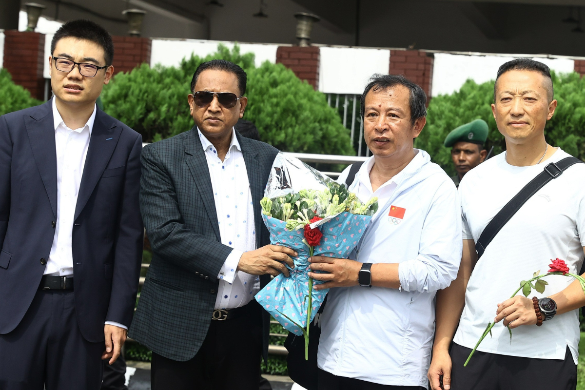 Chinese Universities Women’s United Football Team Arrives in Dhaka