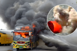 Cocktail Explosions in Three Areas of the Capital, Bus Set on Fire