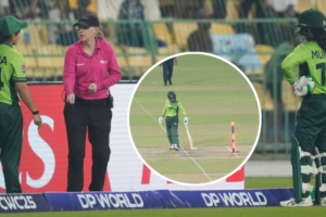 Controversy Over Pakistani Batter’s Dismissal: What the Rules Say