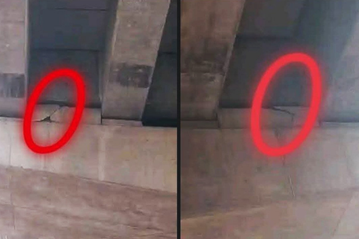Cracks Appear on Panchabati-Muktarpur Flyover Pillars, Earthquake Suspected
