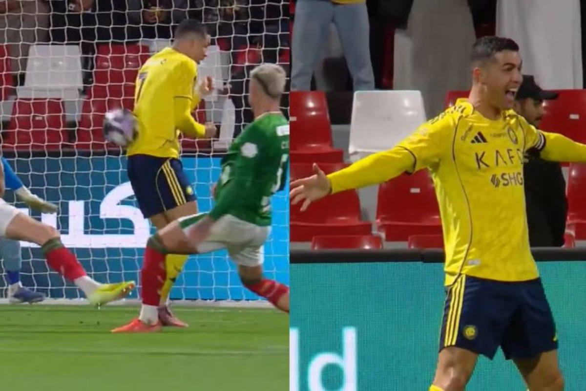 Cristiano Ronaldo Nets Goal Using His Back