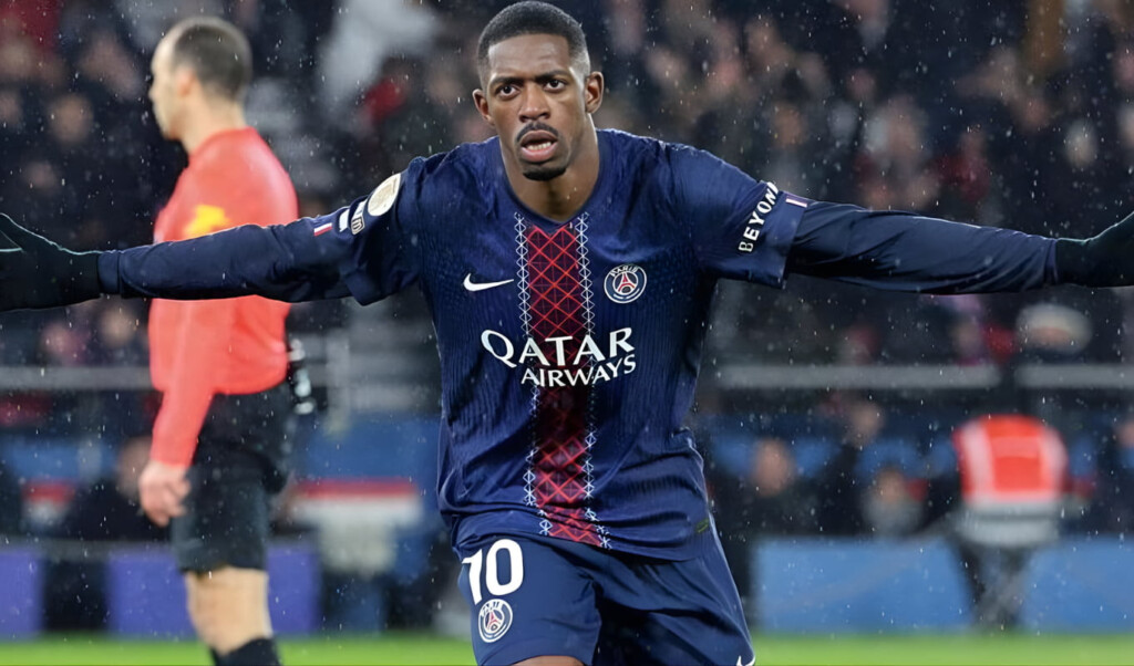 dembl double lifts psg to league top Dembélé Double Lifts PSG To League Top