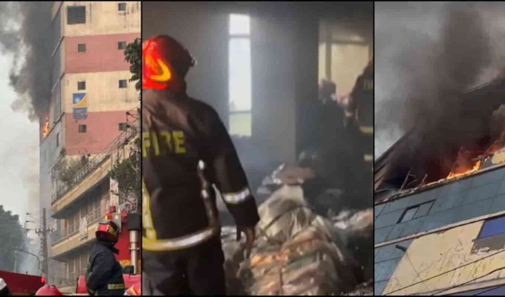 devastating fire erupts in dhakas commercial hub Devastating Fire Erupts in Dhaka’s Commercial Hub