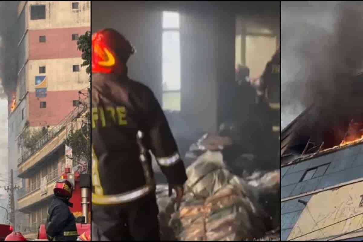 Devastating Fire Erupts in Dhaka’s Commercial Hub