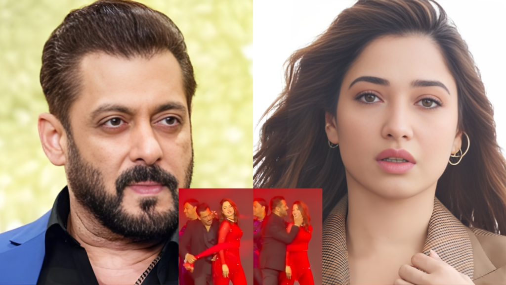 did salman go too far viral video of tamannaahs reaction fuels debate Did Salman Go Too Far? Viral Video of Tamannaah’s Reaction Fuels Debate!
