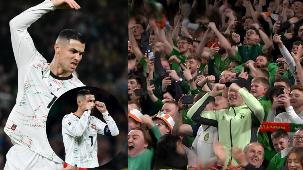 disaster in dublin ronaldo sent off as portugals world cup hopes crumble Disaster in Dublin! Ronaldo Sent Off as Portugal’s World Cup Hopes CRUMBLE