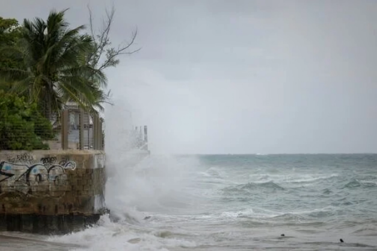 Downgraded Hurricane Erin Pounds Caribbean with Heavy Rain