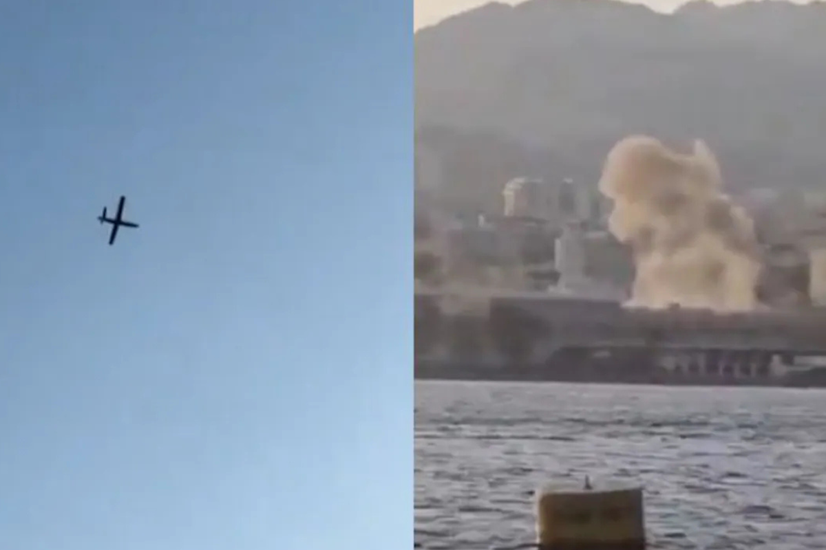 Drone Attack from Yemen Hits Israeli Resort, Wounds 22