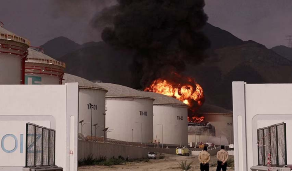 drone strike hits oil tanks at salalah port Drone Strike Hits Oil Tanks at Salalah Port