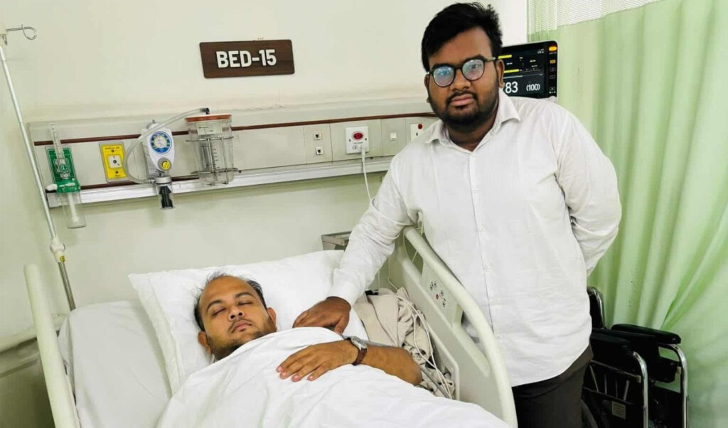 du jcd leader hamim injured after falling on stairs during earthquake panic DU JCD Leader Hamim Injured After Falling on Stairs During Earthquake Panic