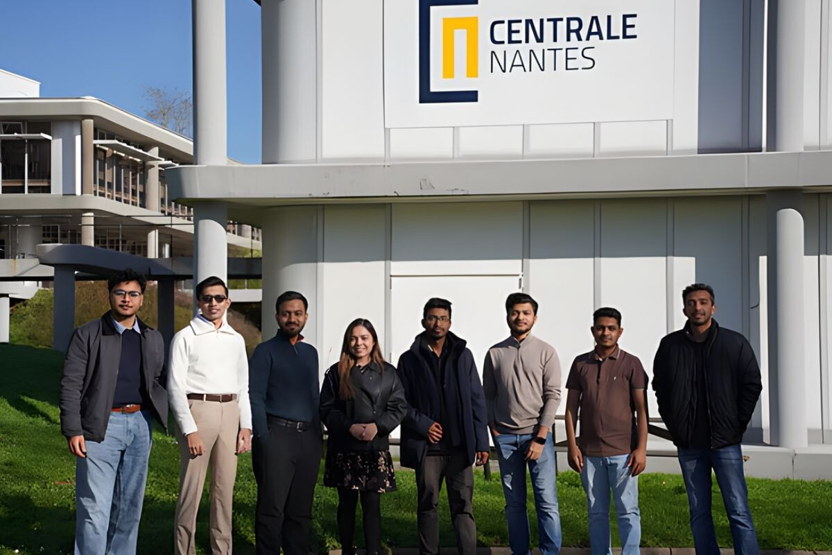 Eight young Bangladeshis are studying in France on the same scholarship