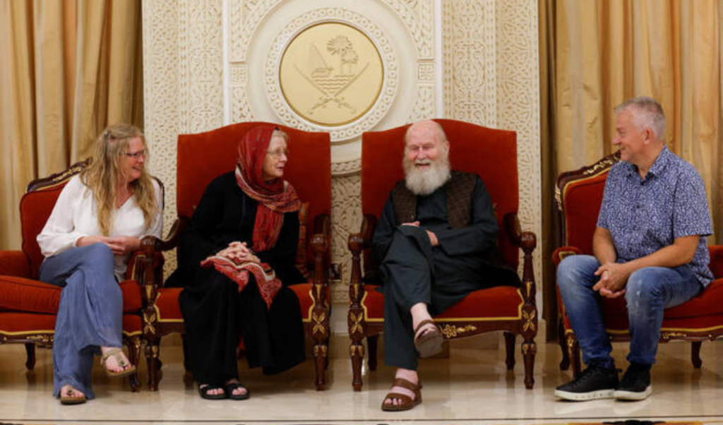 elderly british couple return home after taliban release Elderly British Couple Return Home After Taliban Release