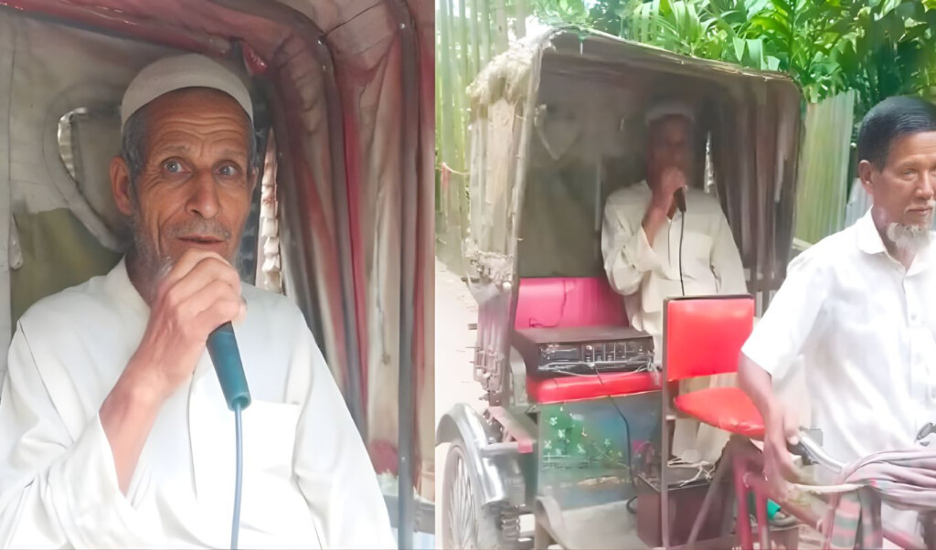 elderly man announces fight with younger brother via public microphone Elderly Man Announces Fight with Younger Brother via Public Microphone
