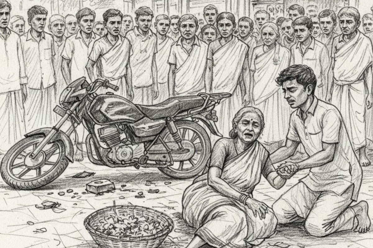 Elderly Woman Dies After Being Hit by Motorcycle in Satkania, Chattogram