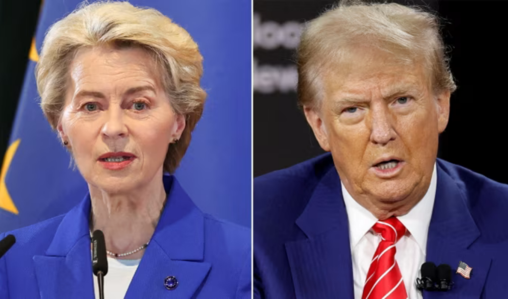eu chief and trump discuss intensifying economic pressure on russia EU Chief and Trump Discuss Intensifying Economic Pressure on Russia