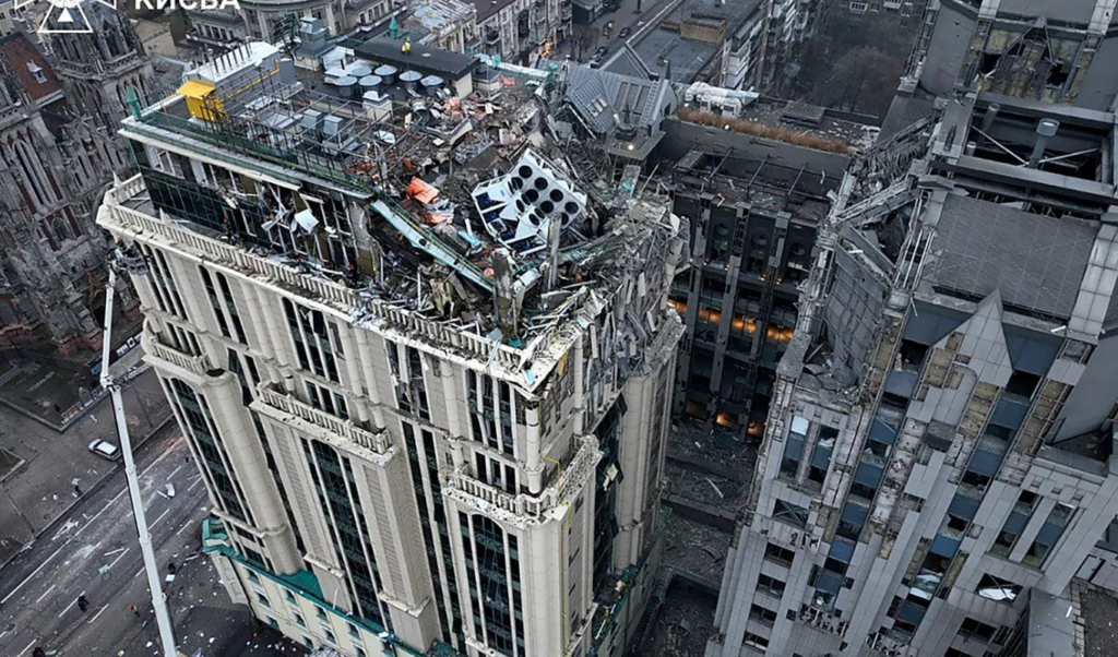 eu mission building damaged in russian strikes on kyiv european council president EU Mission Building Damaged in Russian Strikes on Kyiv: European Council President