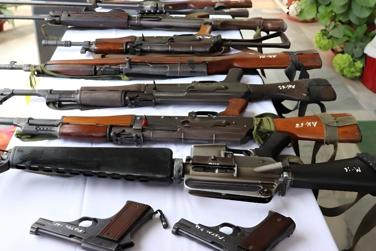Even after seizing 1,335 looted items, many weapons are yet to be recovered