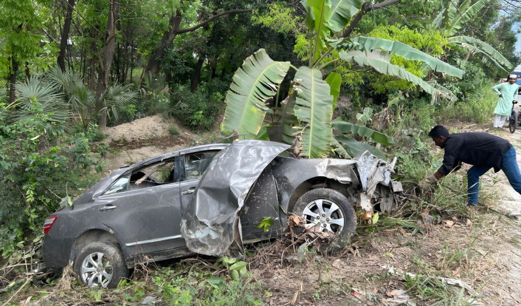 family injured in chandina car crash Family Injured in Chandina Car Crash