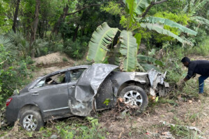 Family Injured in Chandina Car Crash
