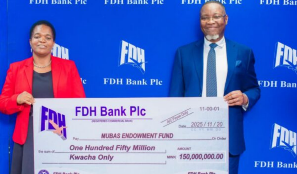 fdh bank donates k150 million to mubas endowment fund FDH Bank Donates K150 Million to MUBAS Endowment Fund