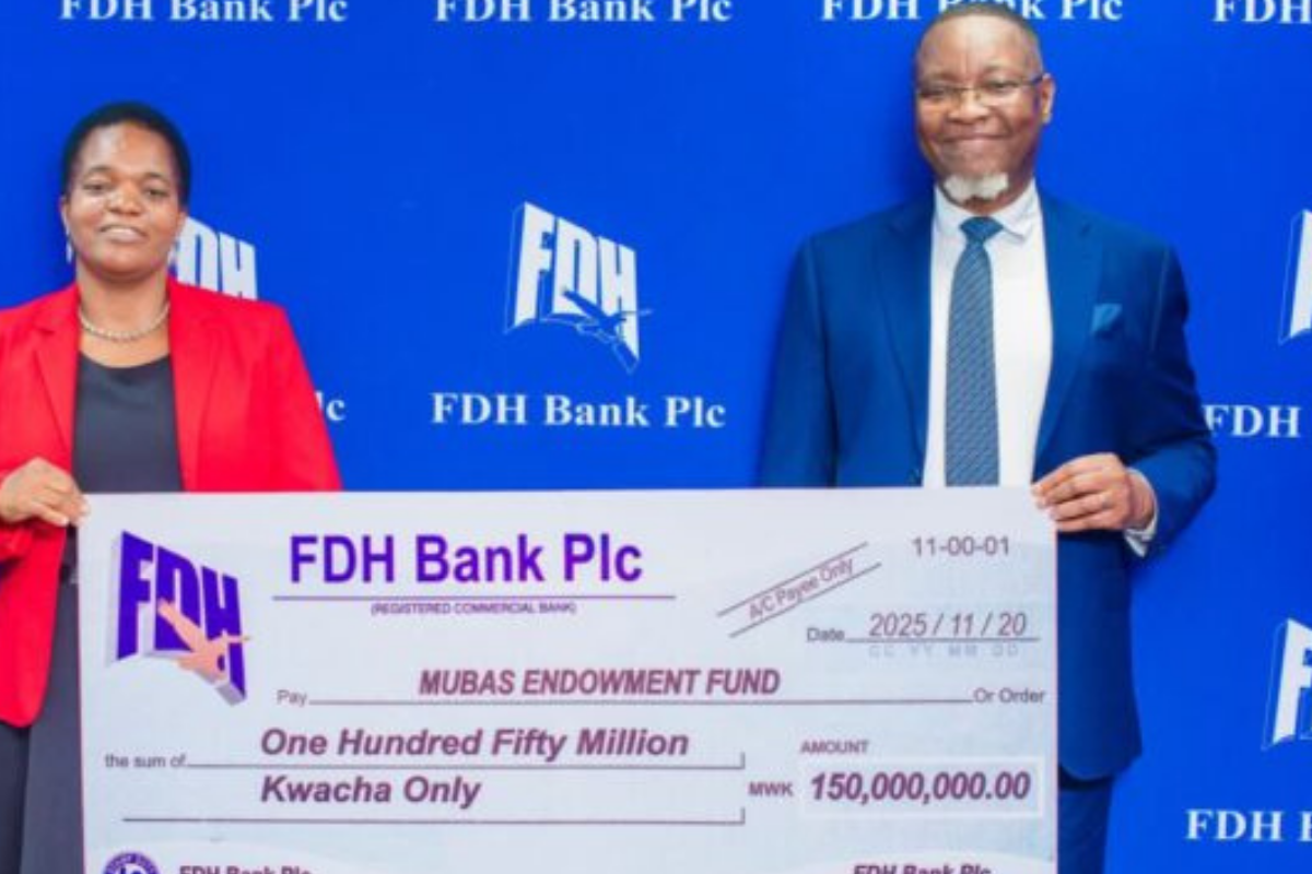 FDH Bank Donates K150 Million to MUBAS Endowment Fund