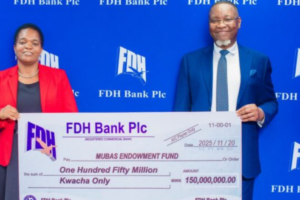 FDH Bank Donates K150 Million to MUBAS Endowment Fund
