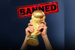 FIFA has banned two nations from playing each other in the World Cup play-offs.