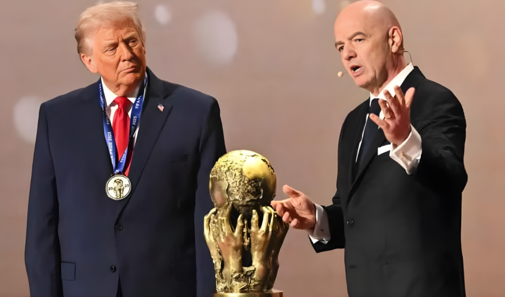 fifa president faces controversy over peace award to trump FIFA President Faces Controversy Over Peace Award to Trump