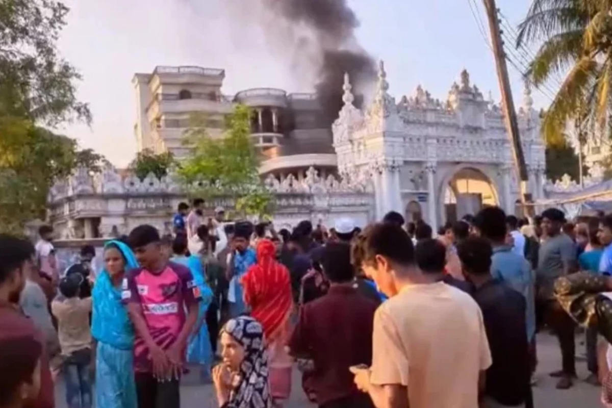Fire at Former MP’s House in Dhaka