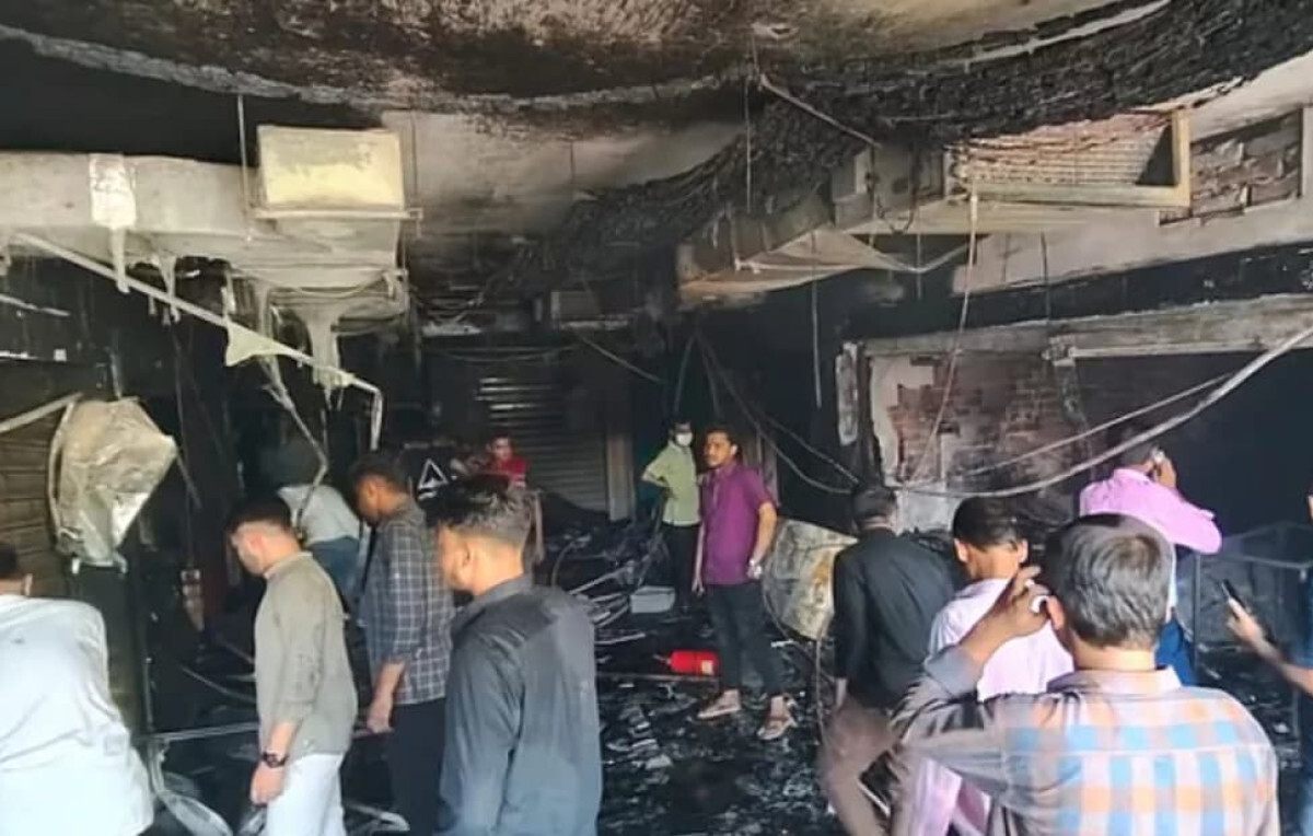 Fire at Teribazar Plaza Claims Two Lives
