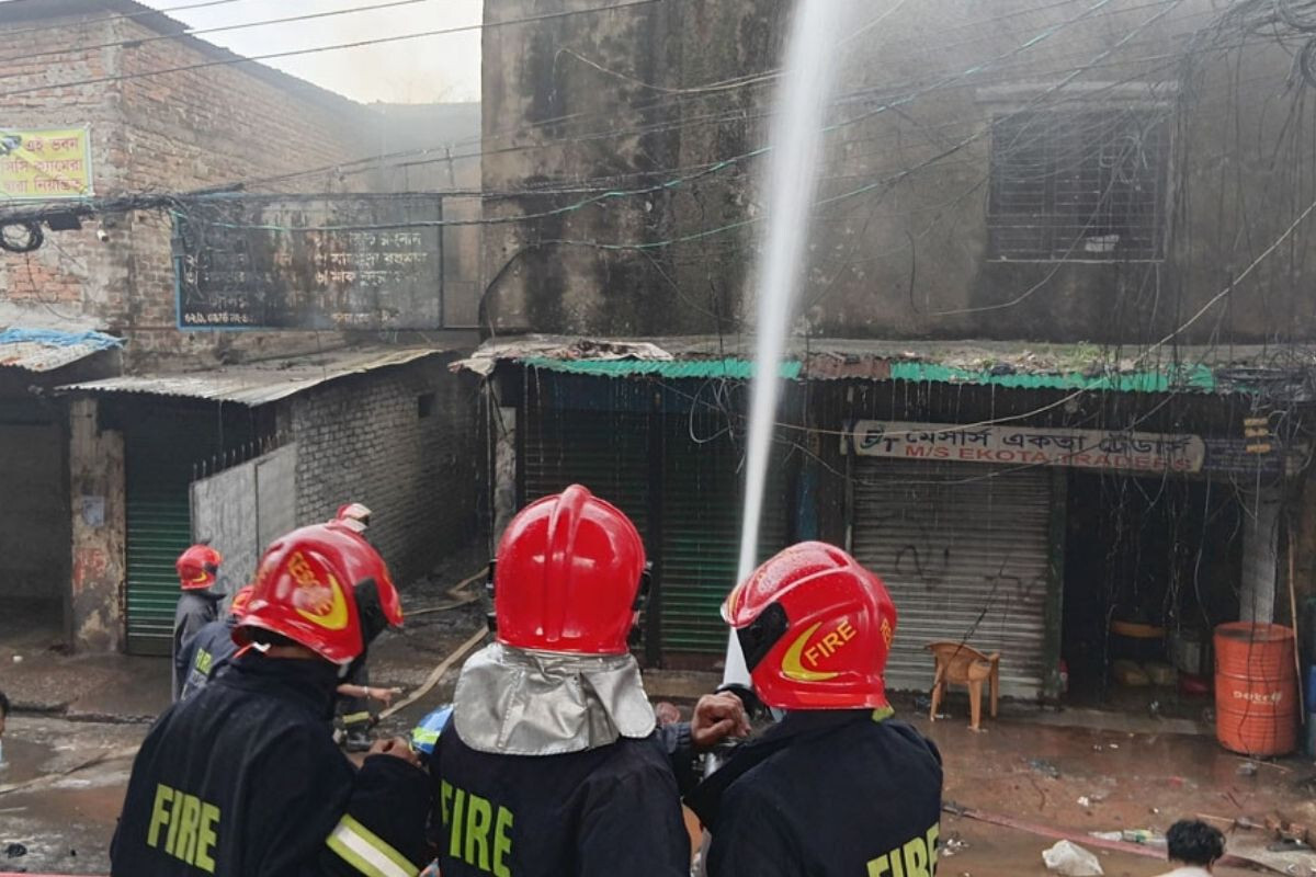 Fire Breaks Out in Tongi Chemical Warehouse, Five Fire Service Personnel Burnt