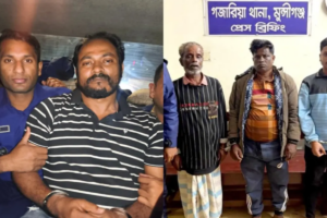 Four Arrested in Munshiganj Including Notorious Gangster Lalu